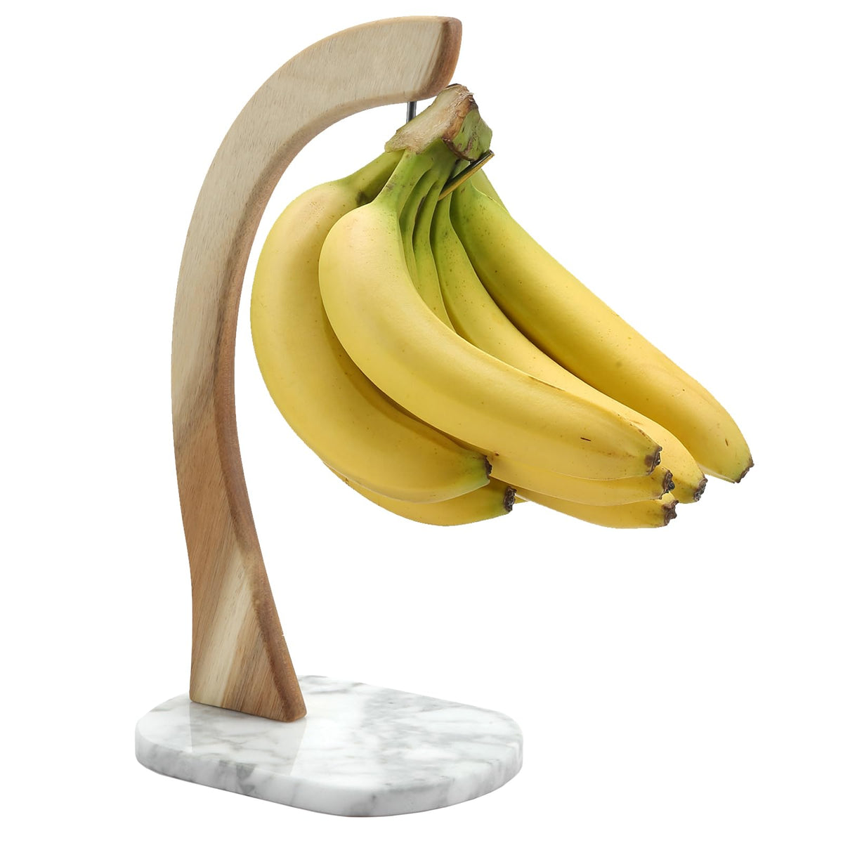 Everous banana hanger with marble base for stable fruit storage