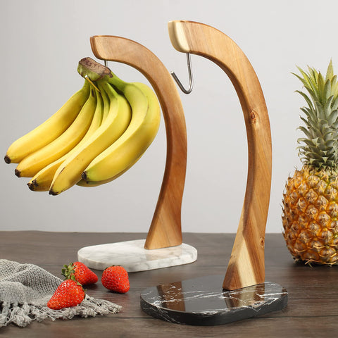 Everous compact holder fits small countertops while organizing multiple fruits.