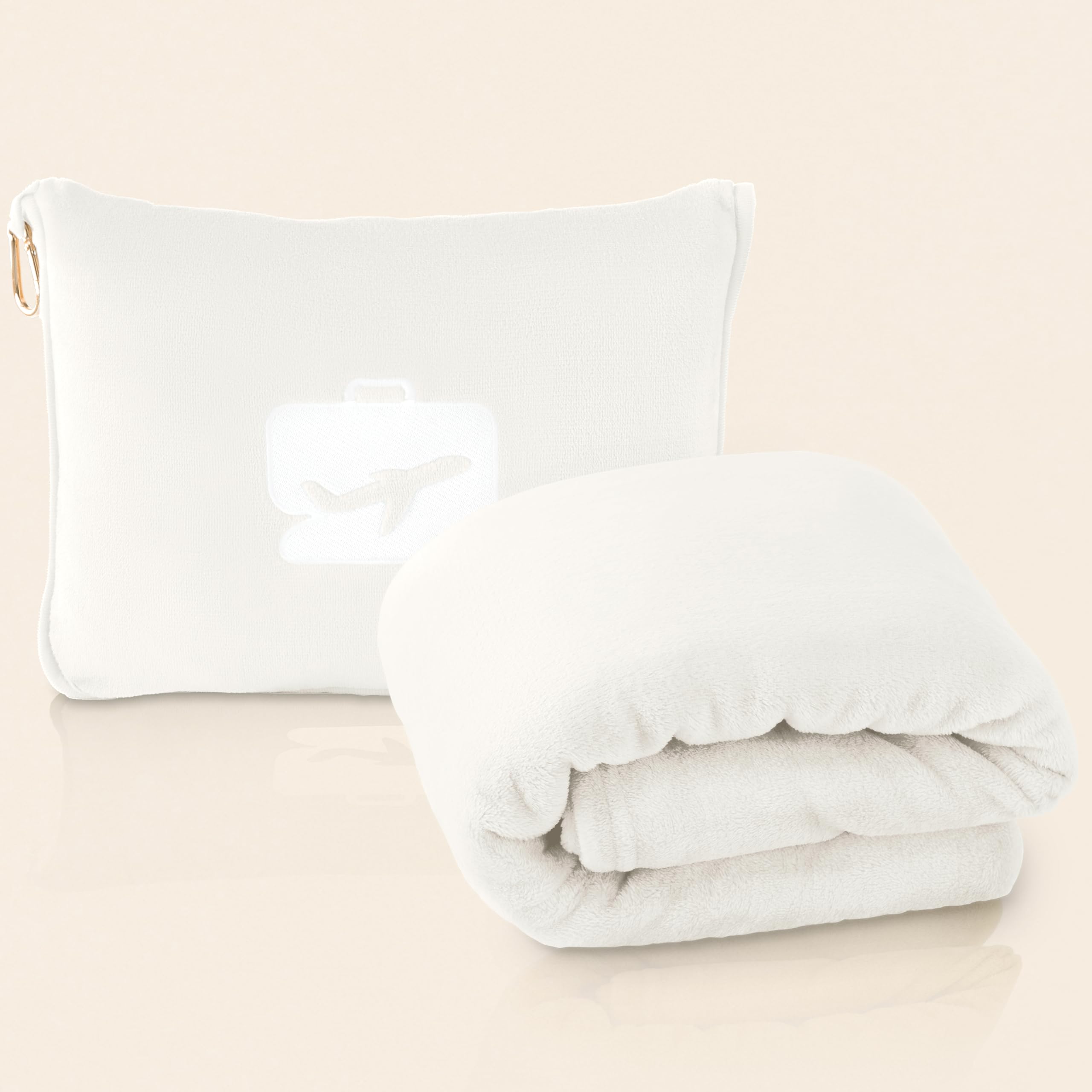 EverSnug travel blanket close-up of ultra-soft microplush fabric for cozy warmth