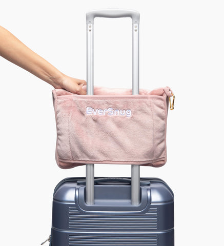 EverSnug travel blanket luggage sleeve for easy bag integration
