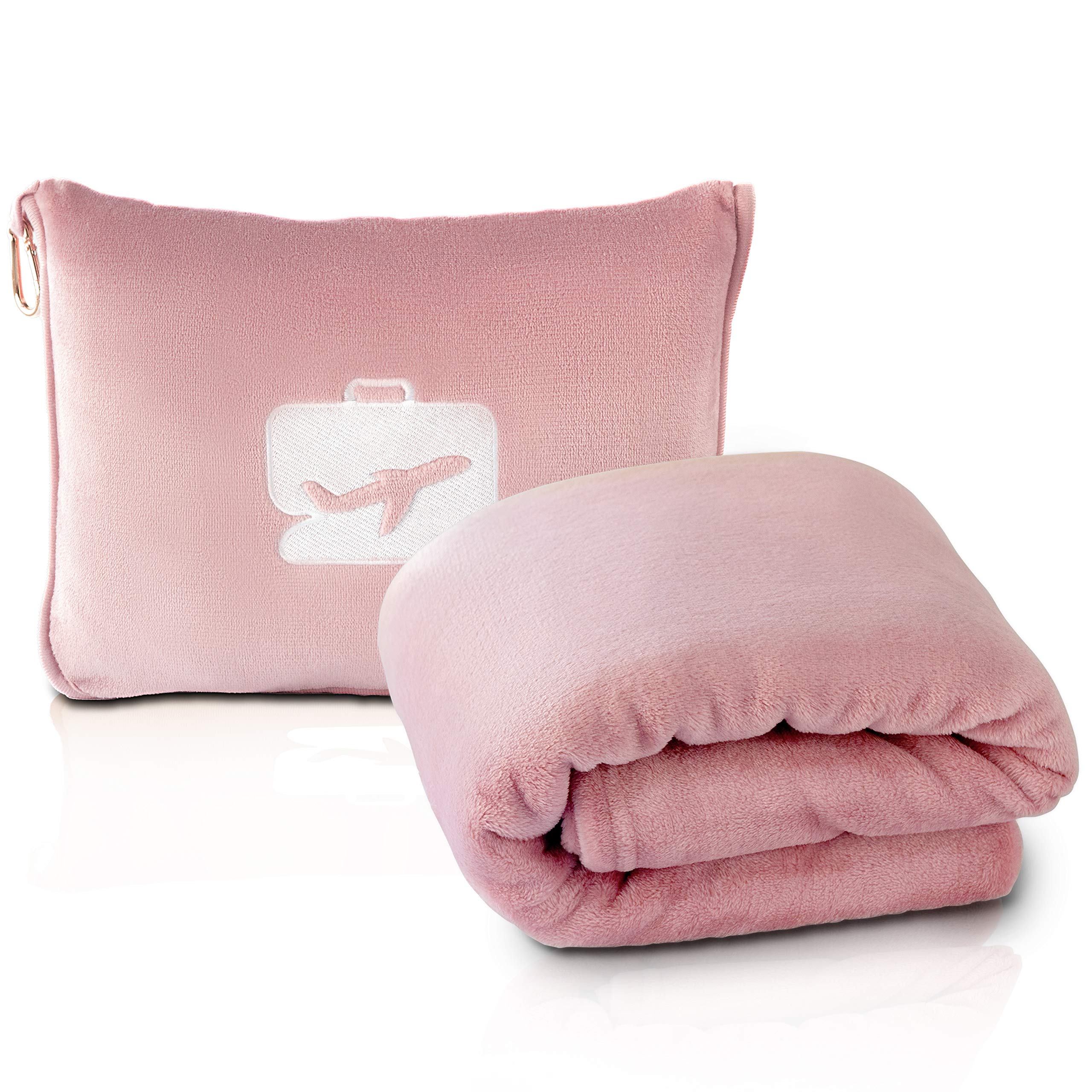 EverSnug travel blanket close-up of micro-plush fabric for comfort and warmth