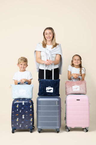 EverSnug travel blanket packed in bag ready for travel