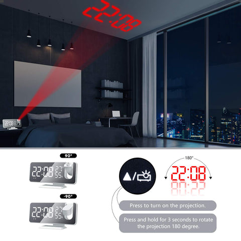 EVILTO four-level brightness adapts to day or night for comfortable viewing.