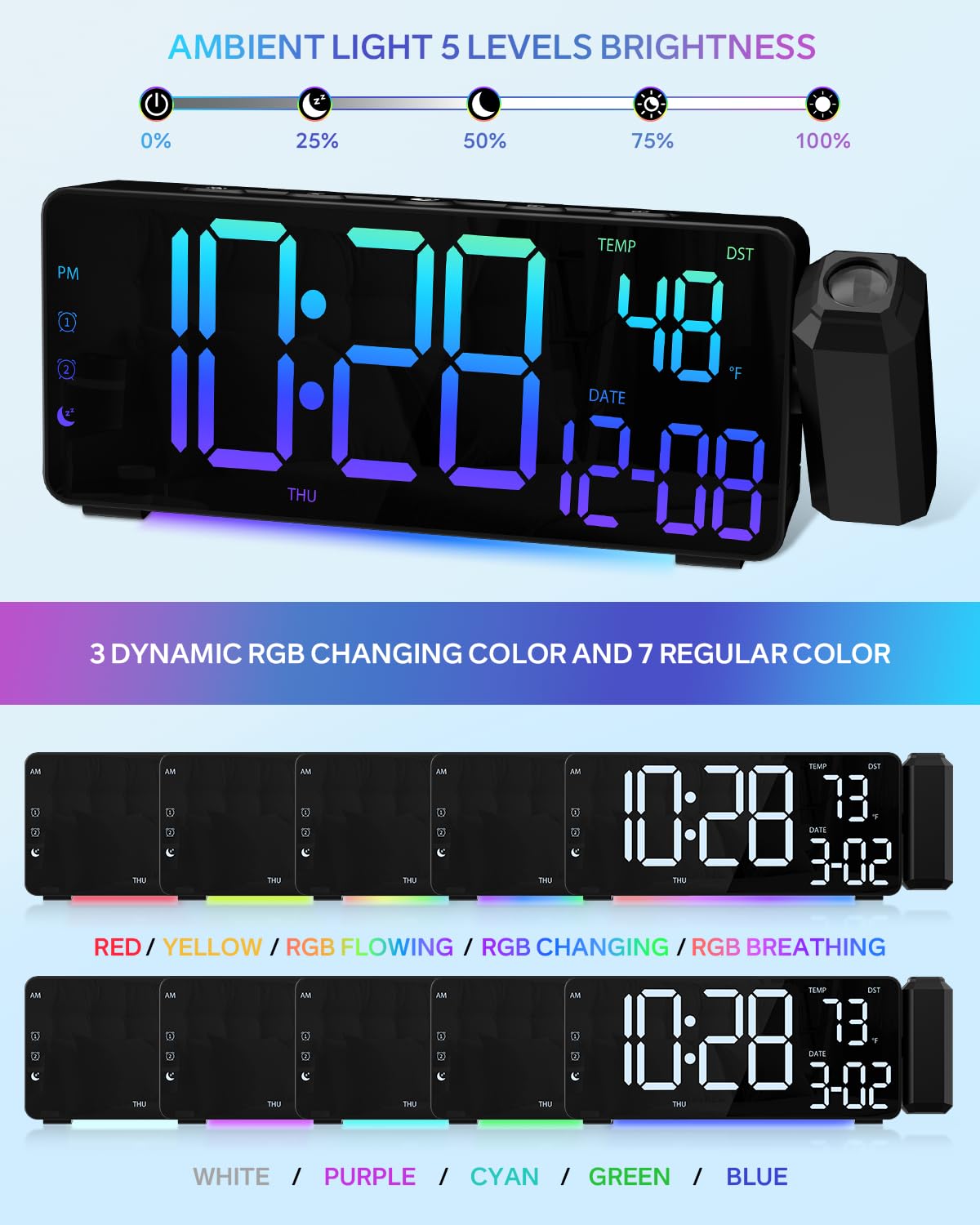 EVILTO sleek-living-room-decor-clock blends with decor while providing practical time data.