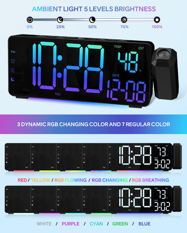 EVILTO sleek-living-room-decor-clock blends with decor while providing practical time data.