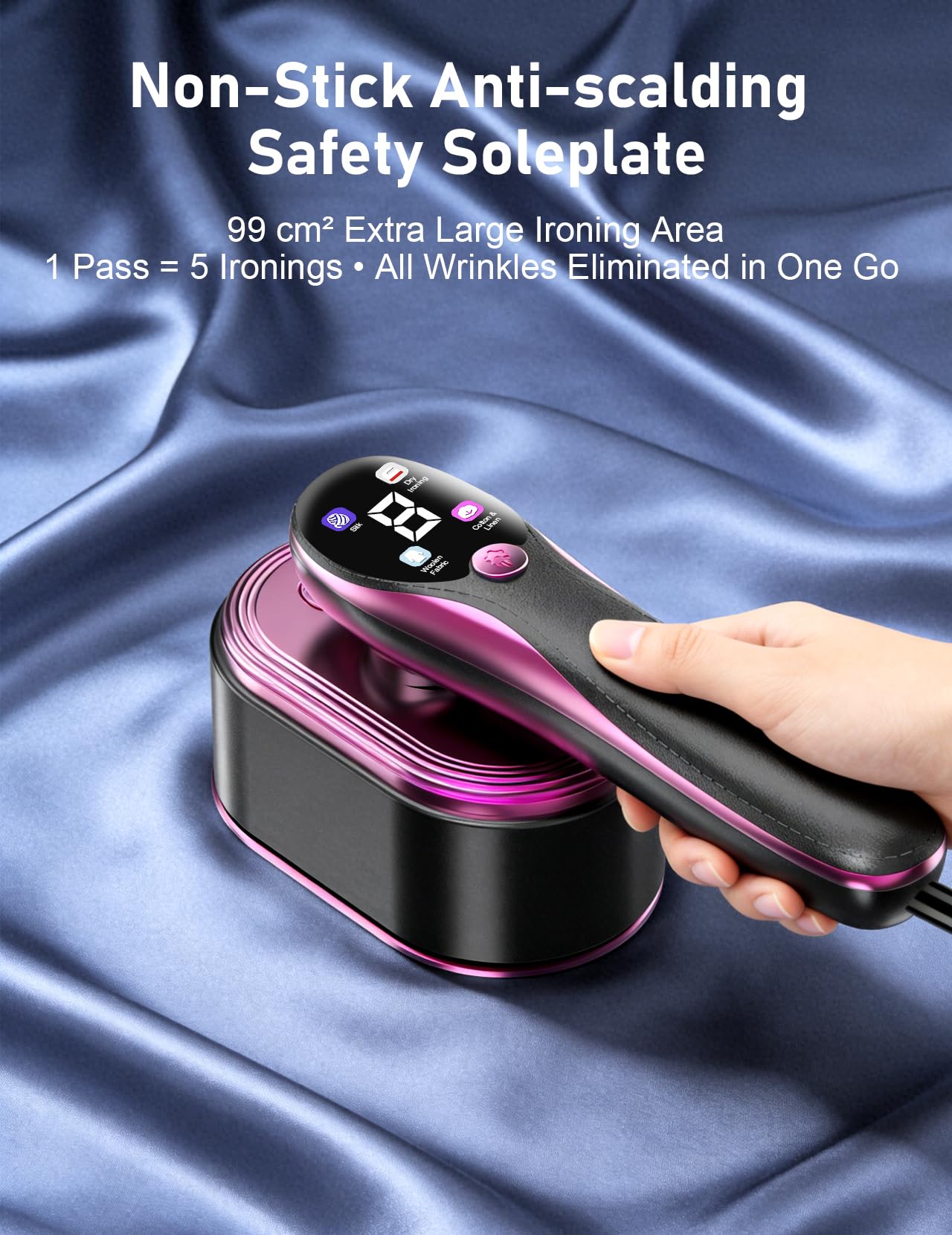 EVIO anti-drip system keeps garments watermark-free during use
