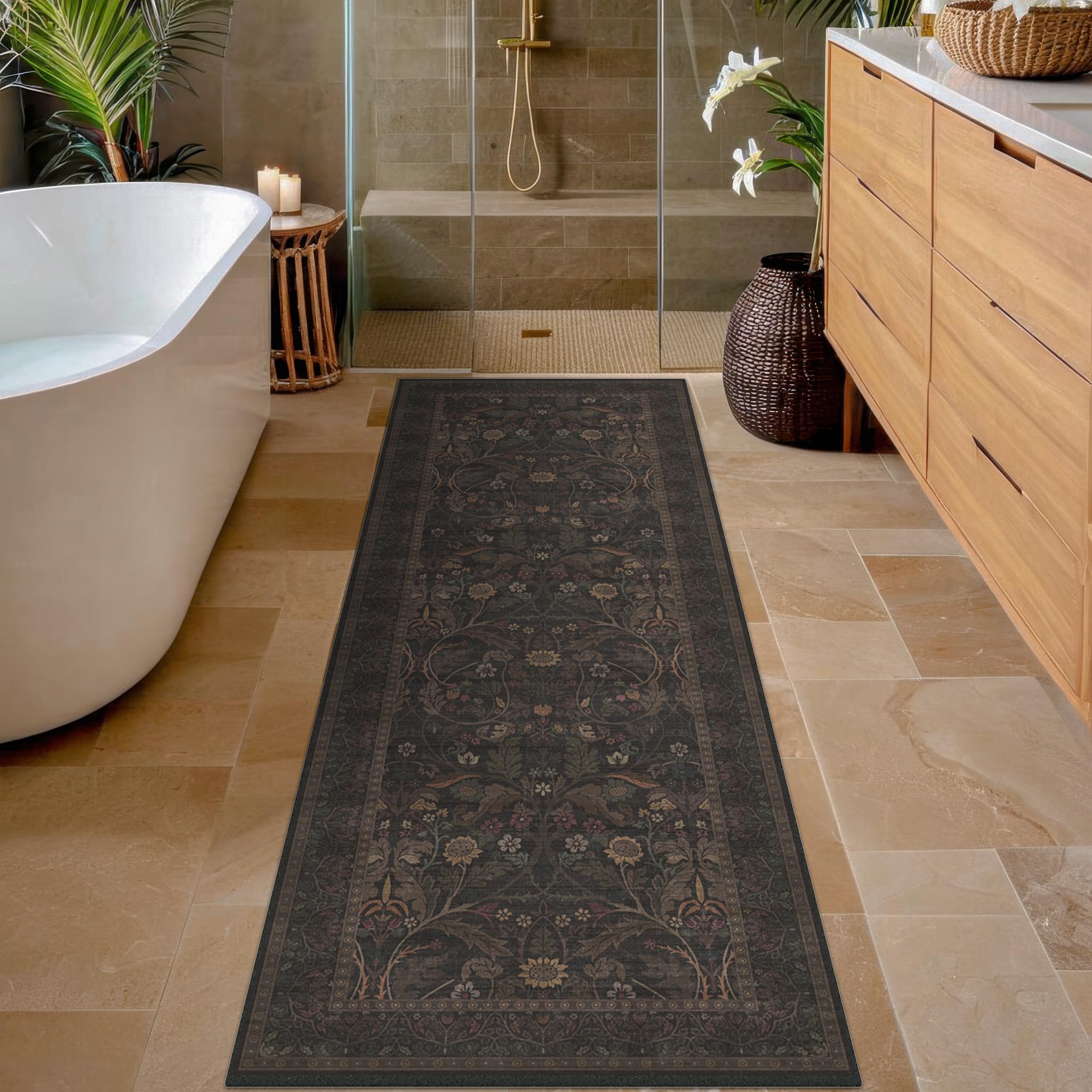 Evyhood farmhouse-style rug blends with cottage and country interiors for warm appeal.