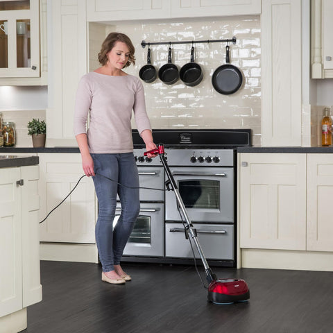 Ewbank EP170 3-in-1 setup with pads and brushes for versatile floor care.