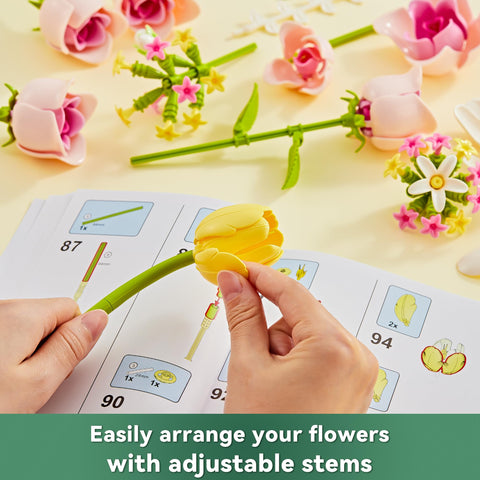 EWED 487-piece bouquet kit for creative, calming crafting.