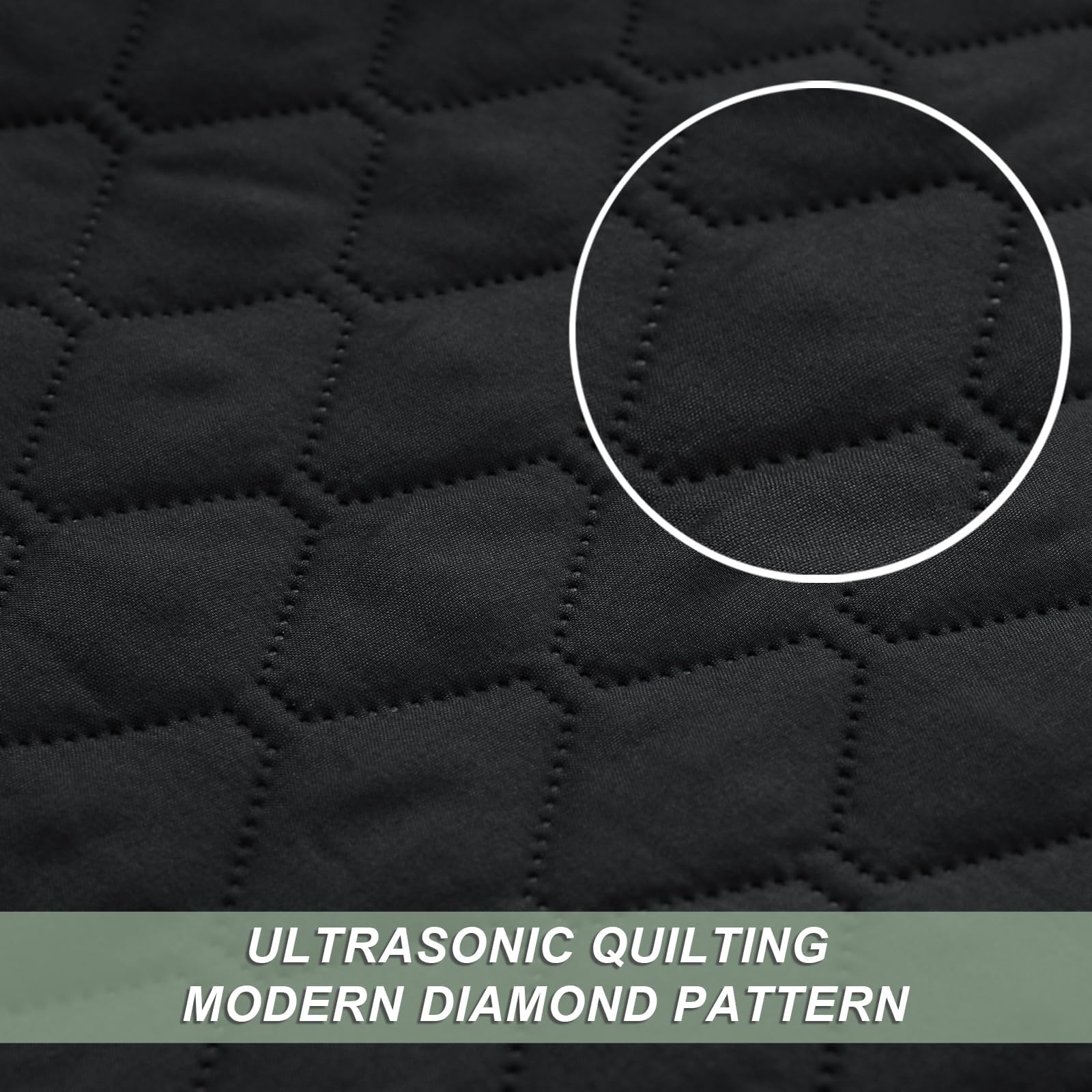 Exclusivo Mezcla ultrasonic embossed diamond pattern quilt texture and design.