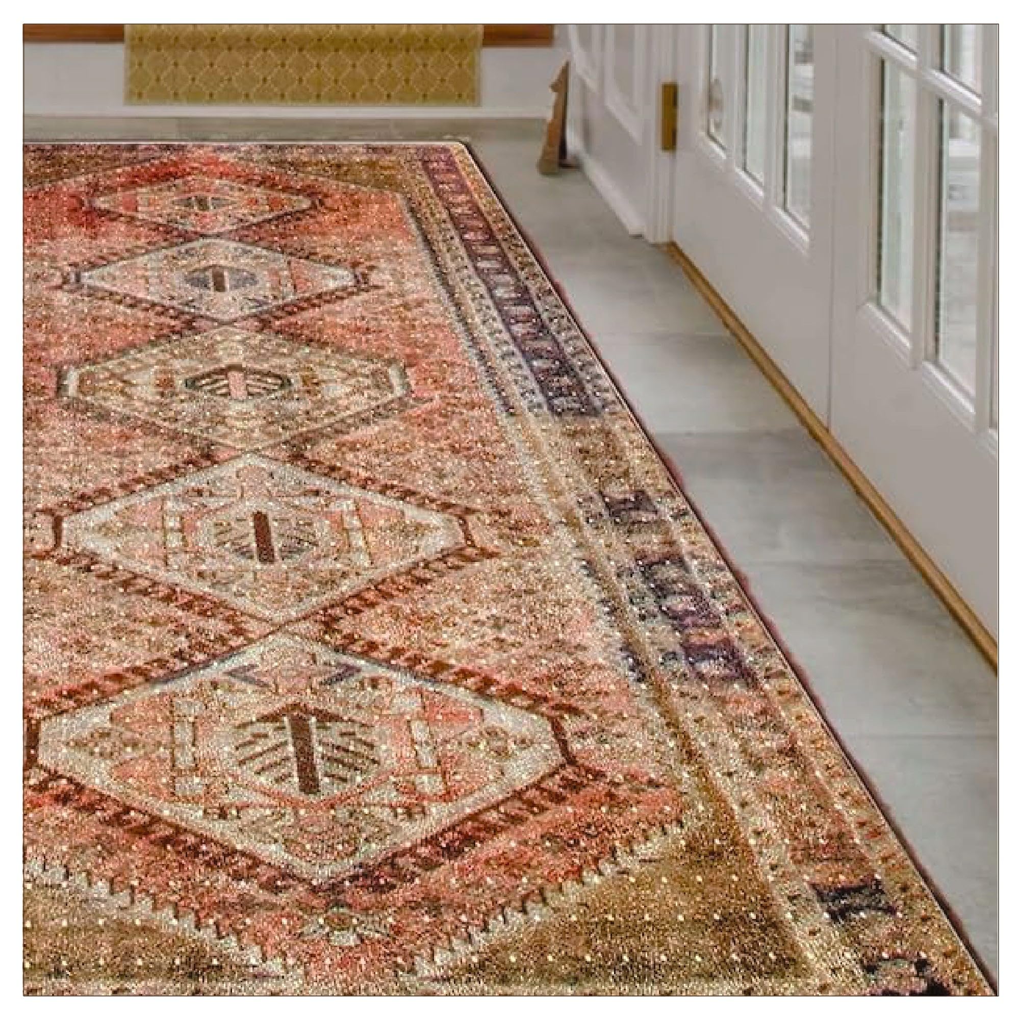ExactMade Riverstone Hard Floor Runner dual texture for versatile protection.