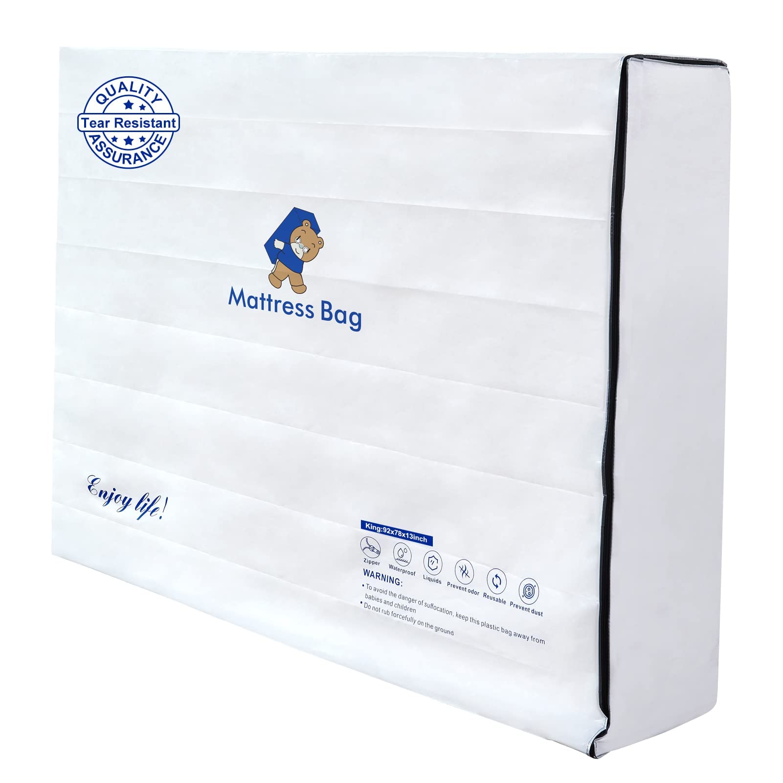 Excibubblebearbb easy-slide design helps you cover a mattress quickly and cleanly.