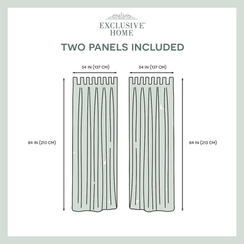 Exclusive Home Cabana set of two panels adds symmetry and style to patios