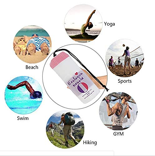 Exclusivo Mezcla towel used for yoga gym session demonstrates multi-use comfort
