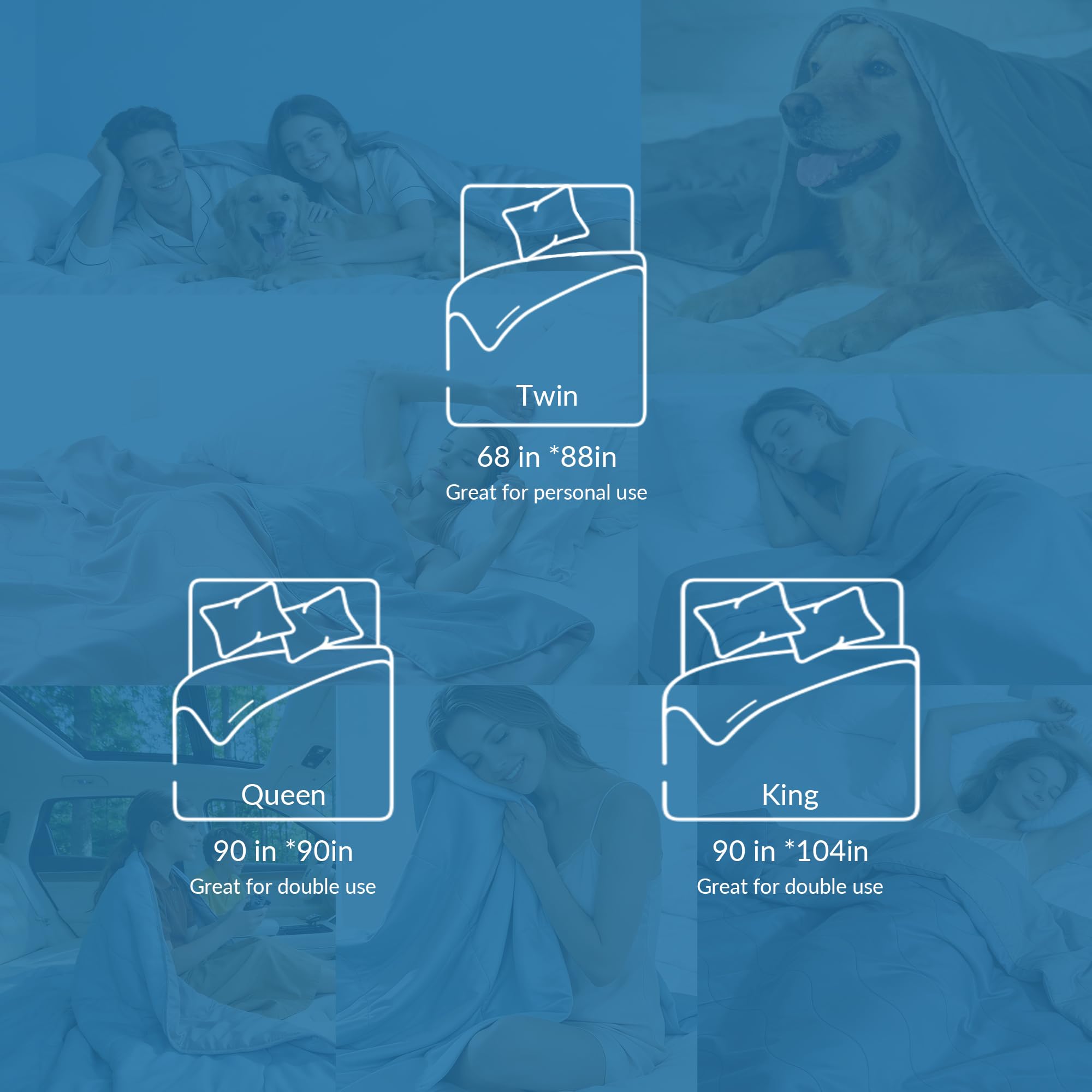Exclusivo Mezcla cooling comforter ready for home or travel use