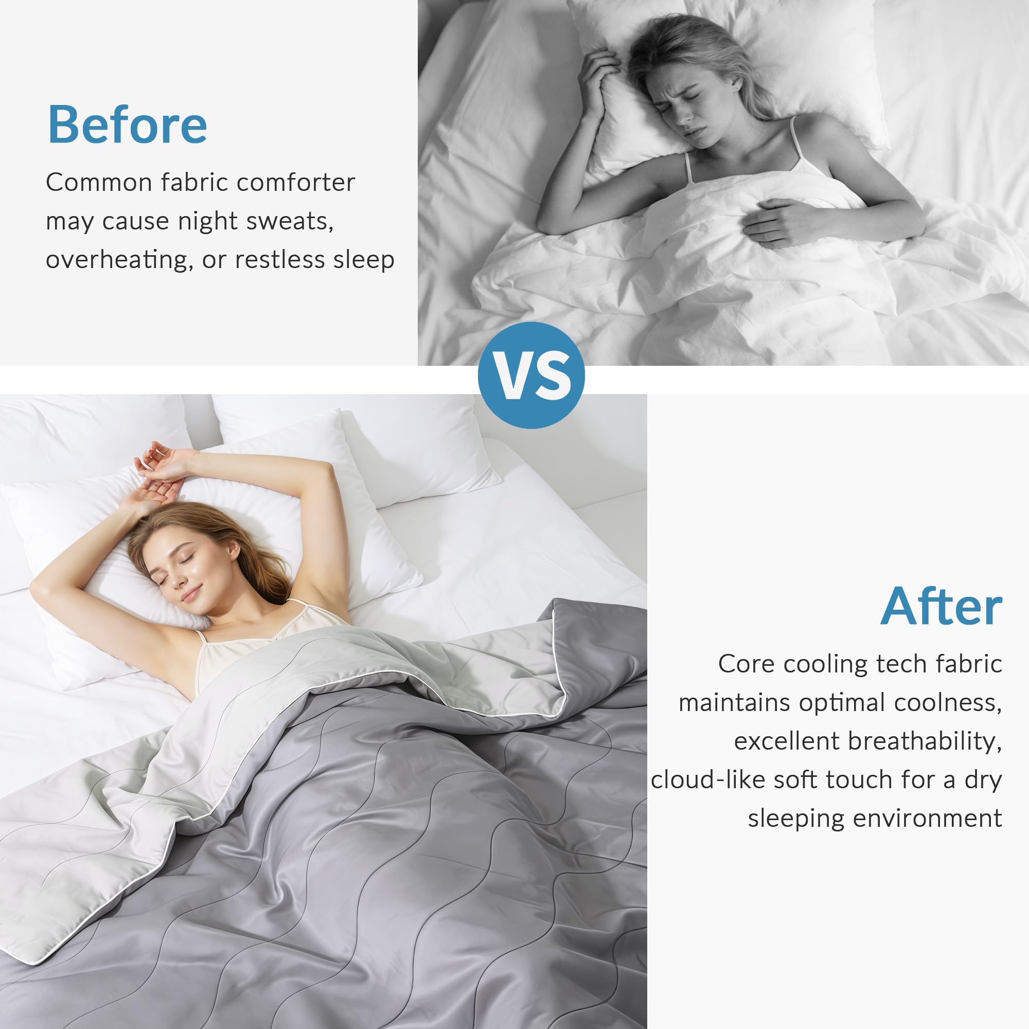 Exclusivo Mezcla cooling comforter packaging box highlights gift-ready presentation