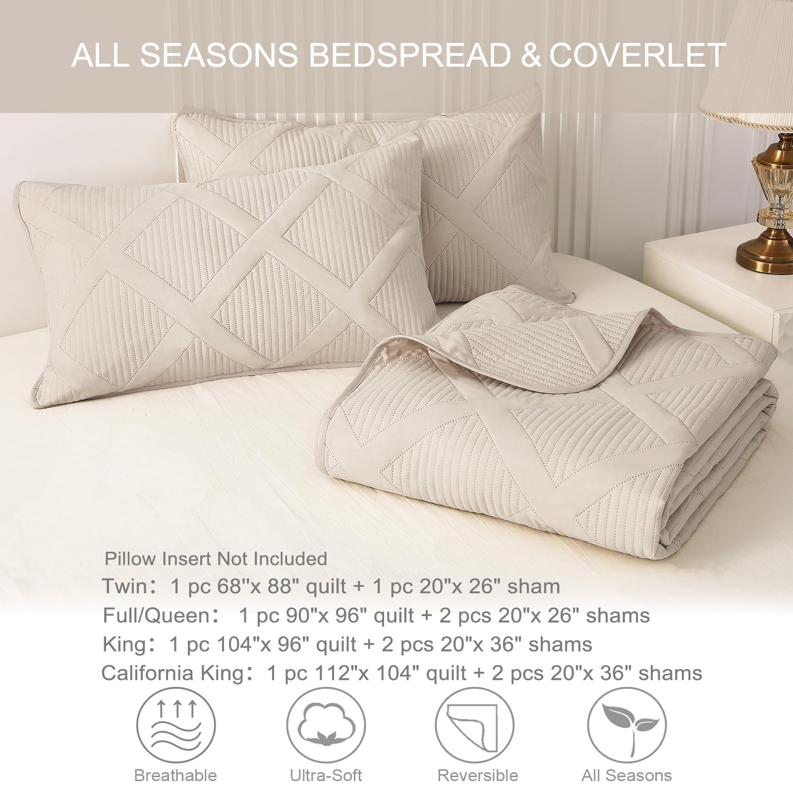 Exclusivo Mezcla easy-care quilt set; machine washable for simple upkeep