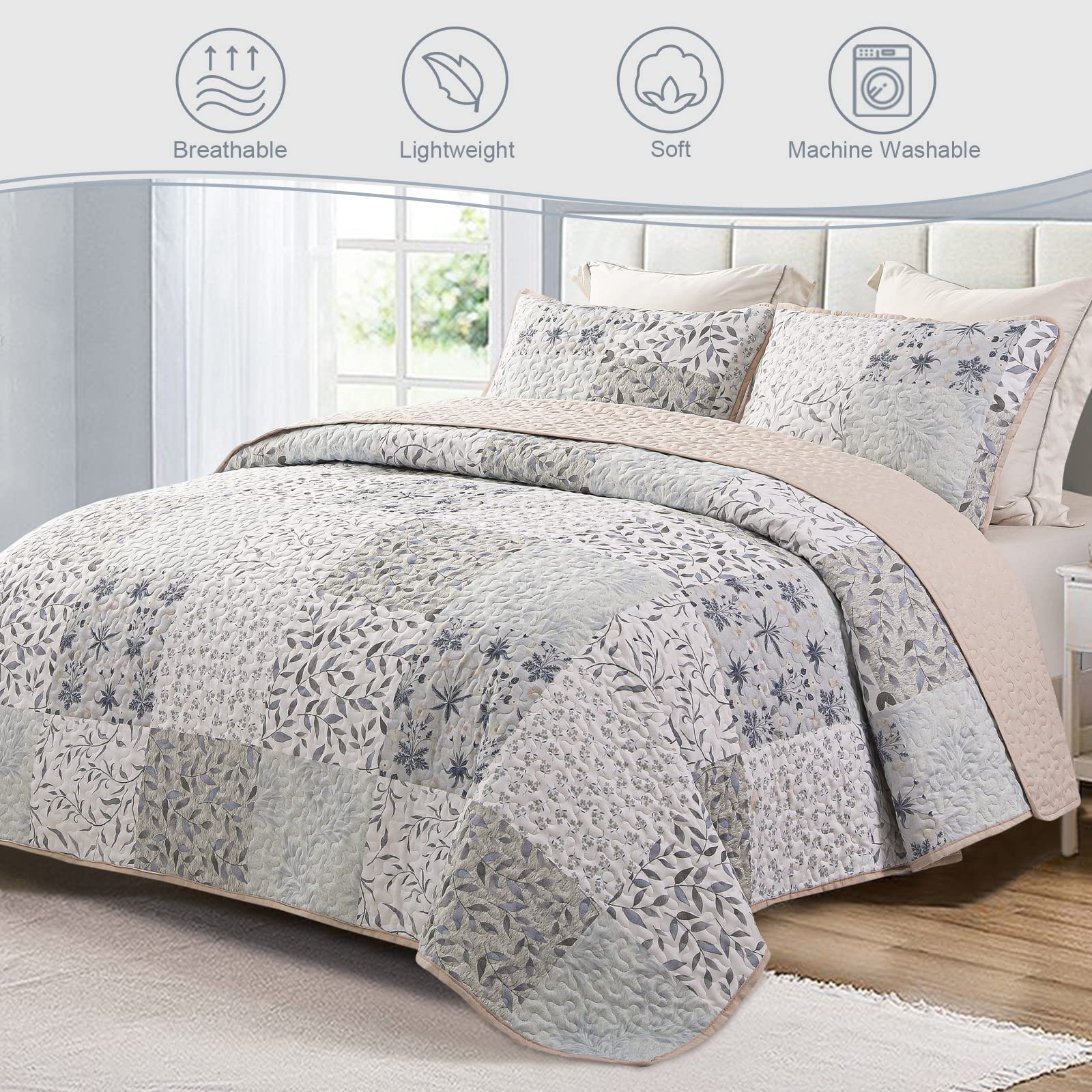 Exclusivo Mezcla floral pattern close-up shows vibrant color and precise stitching.