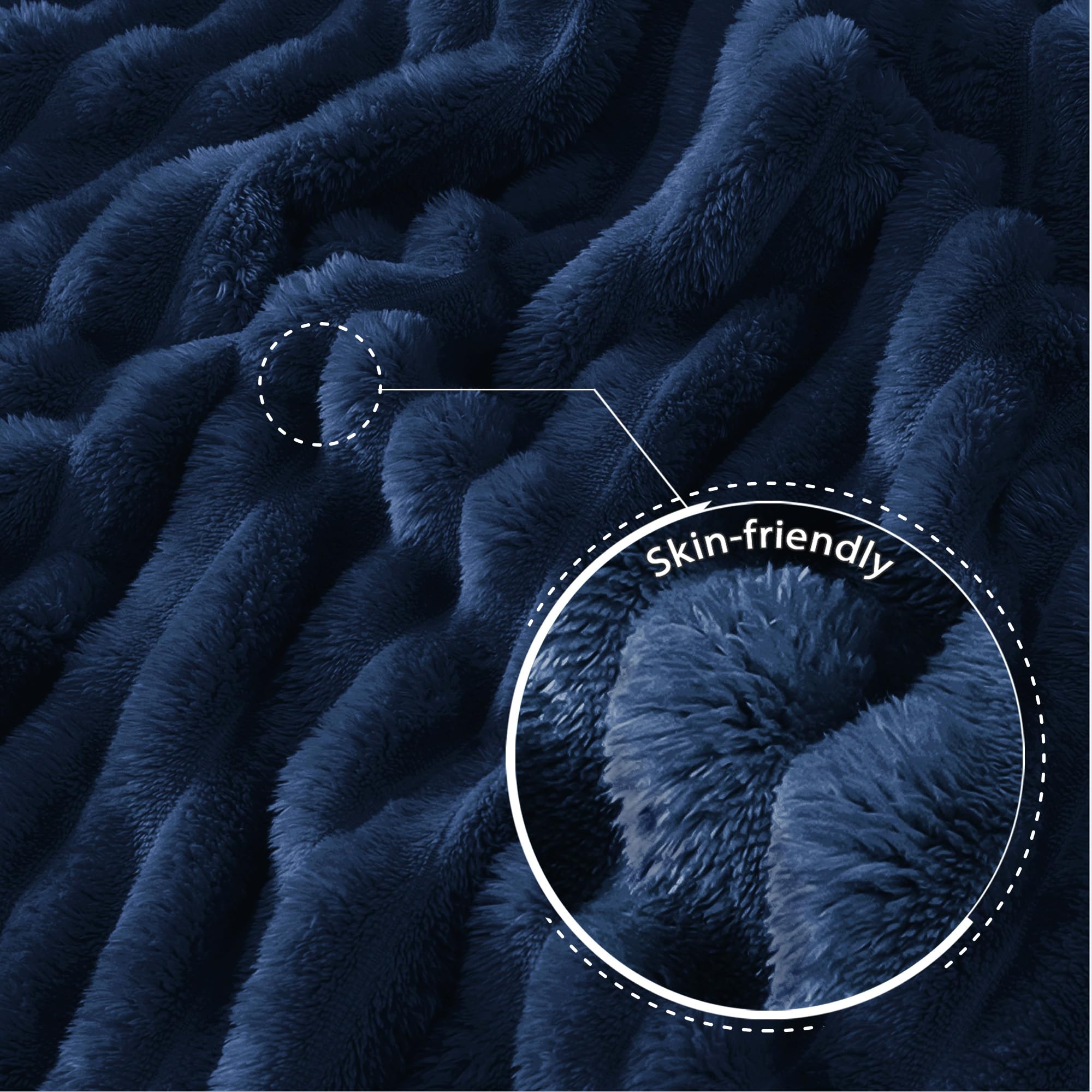 Exclusivo Mezcla machine-washable blanket for easy care and quick drying