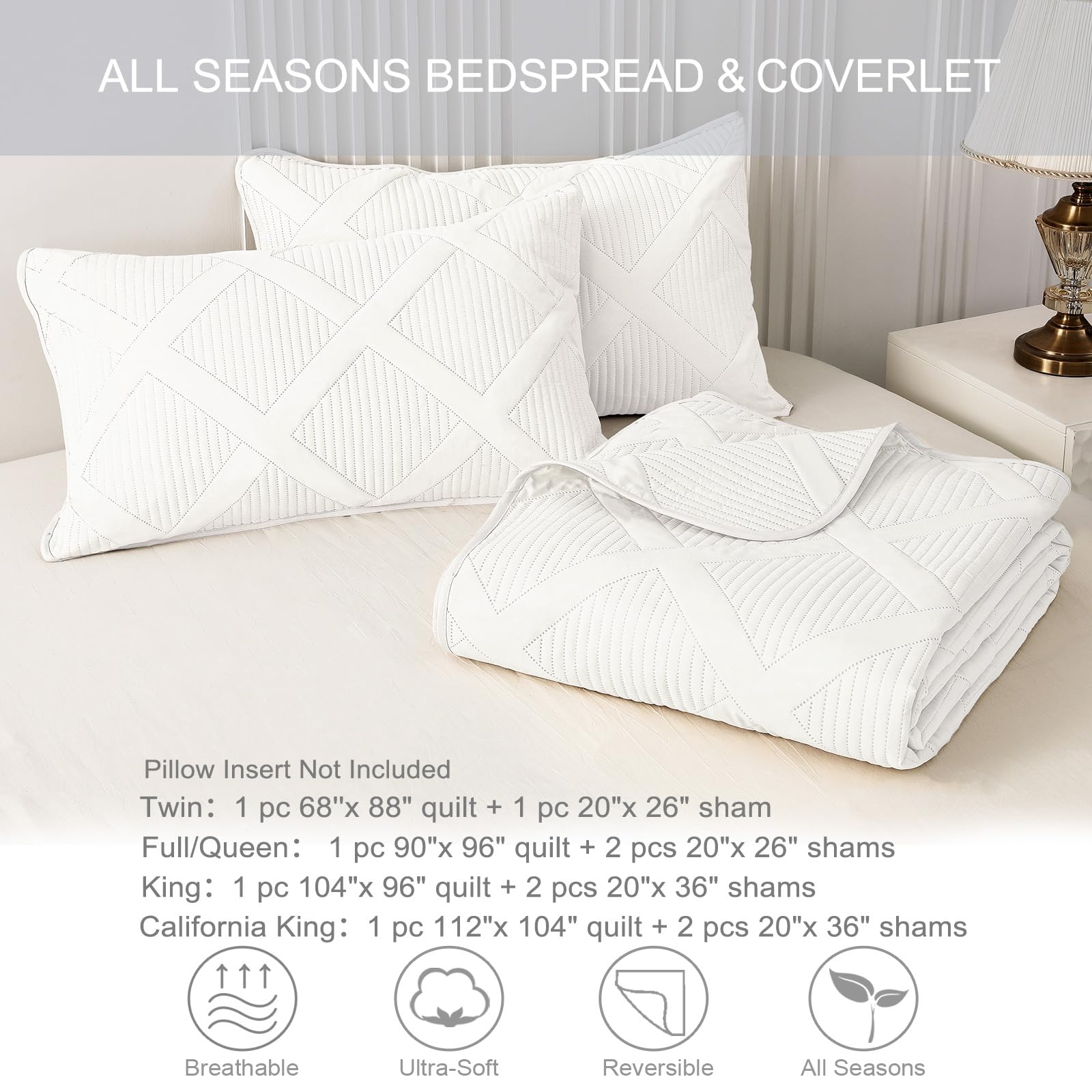 Easy-care fabric of Exclusivo Mezcla quilt becomes softer after washing
