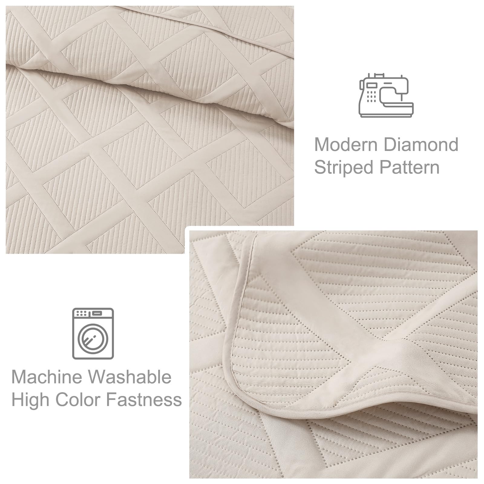 Exclusivo Mezcla soft microfiber coverlet; breathable comfort across seasons