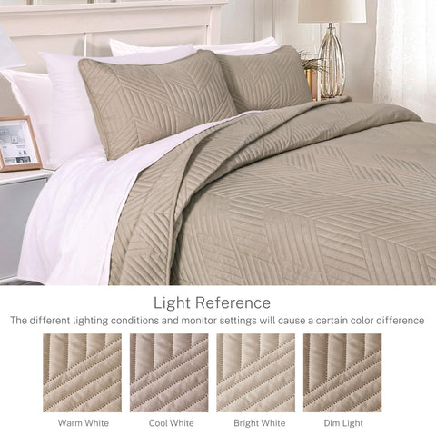 Exclusivo Mezcla soft microfiber quilt close-up showing breathable texture and cozy feel.