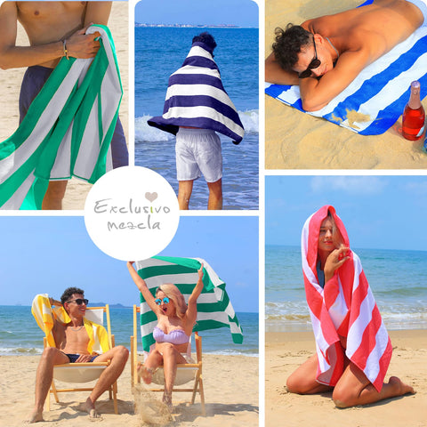 Exclusivo Mezcla soft touch towel offers gentle comfort after swimming