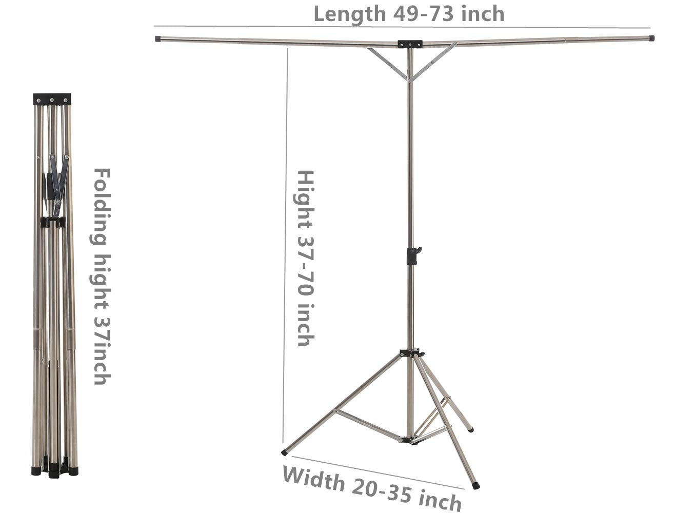 Exilot drying rack height adjustment saves space in tight rooms.