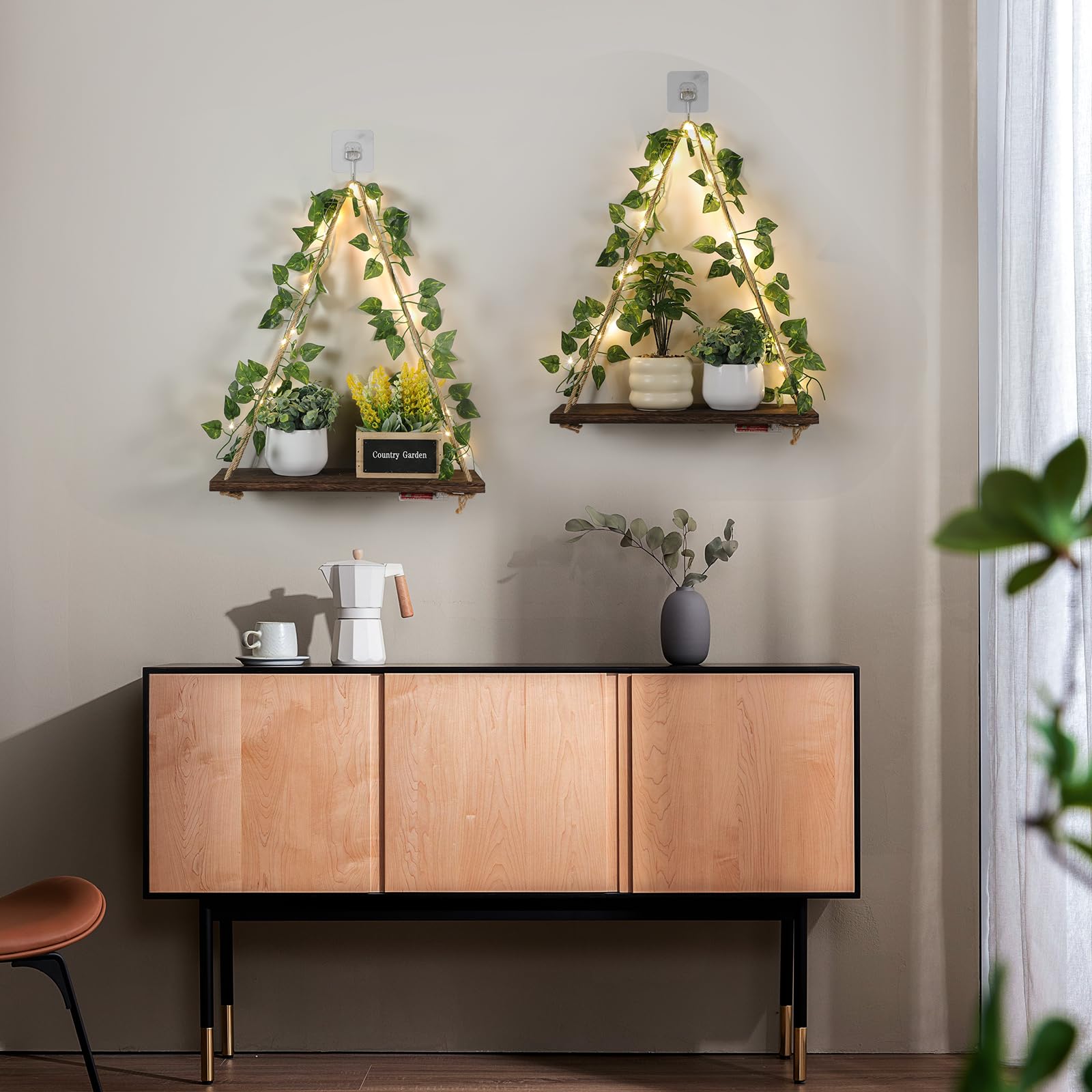 EXIN DECHEN easy install methods shelf enables quick setup on any wall.
