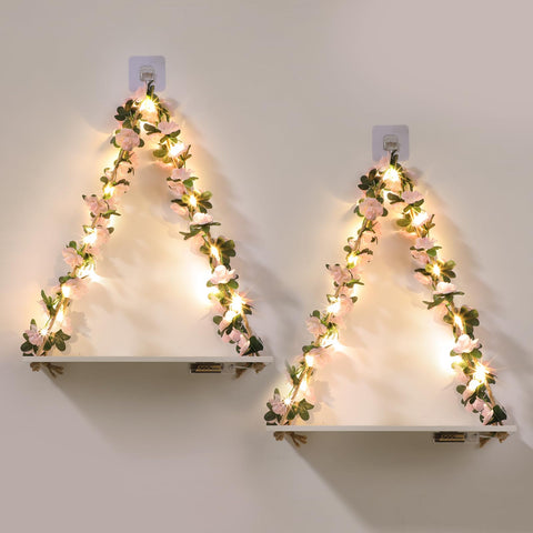 EXIN DECHEN floating shelves no drilling packaging shows easy setup and modern display
