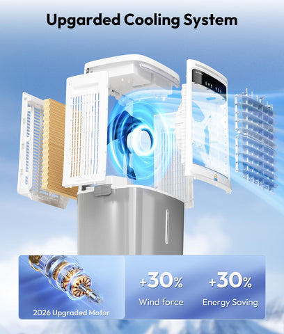 EXNOS dual-tank design with bottom drain enables longer cooling.