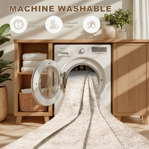 ExpediX rug offers easy care with machine-washable cleaning options