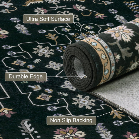 ExpediX 5x7 rug easy maintenance with machine-washable design