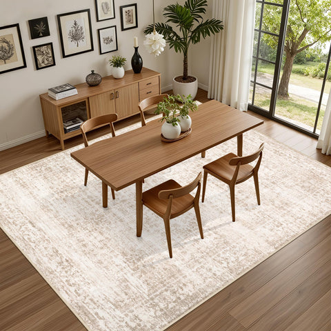 ExpediX non-slip backing keeps the rug stable on hard floors