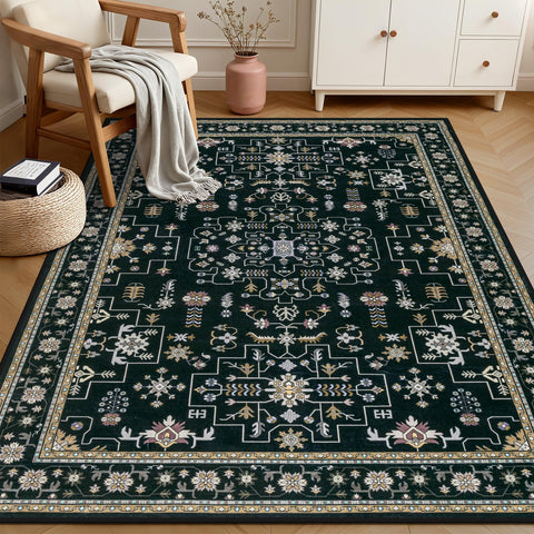 ExpediX 5x7 rug ultra-soft surface provides cozy underfoot in any room