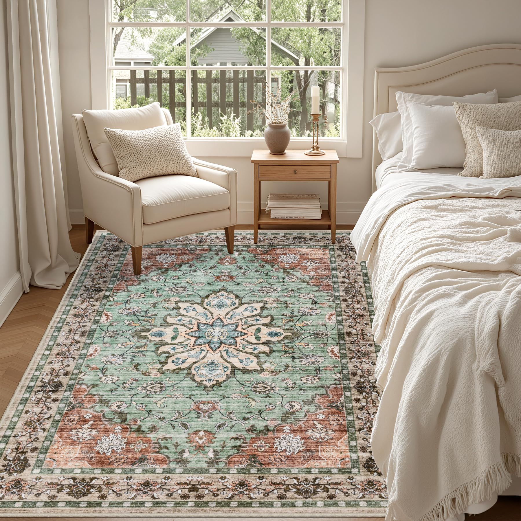 ExpediX soft polyester rug, gentle underfoot in living rooms and bedrooms.