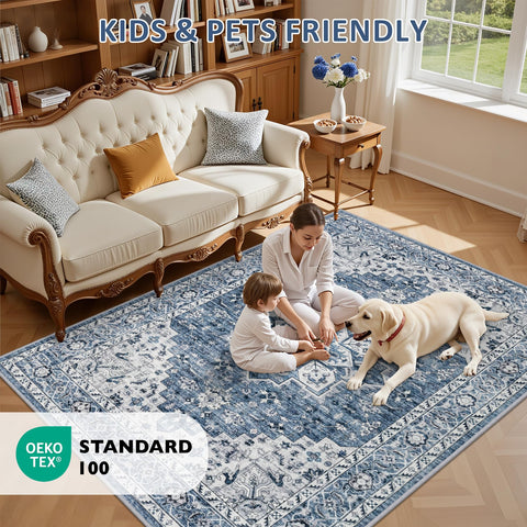 ExpediX large 108x72 rug fits spacious living areas and open plans