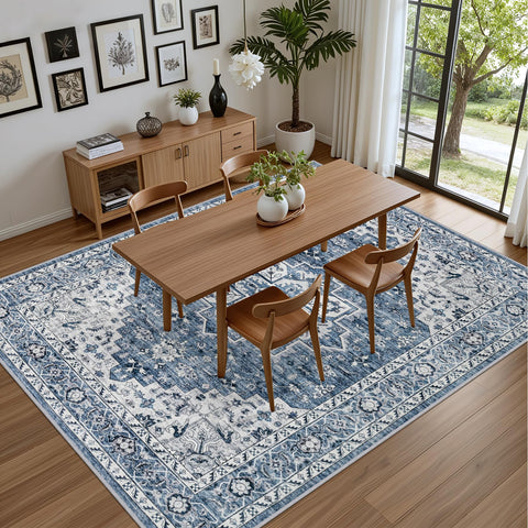 ExpediX stain-resistant rug keeps colors vibrant with simple surface cleaning