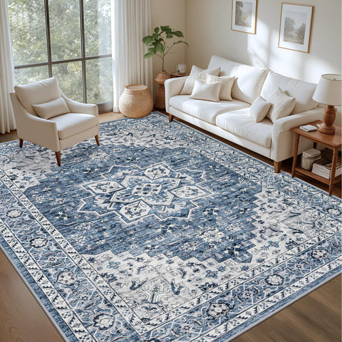 ExpediX washable fabric rug supports easy cleaning for busy homes