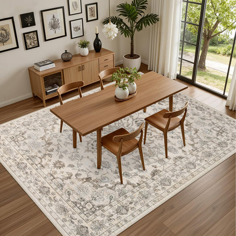 Expedix rug is easy to clean thanks to machine-washable, low-maintenance fibers.