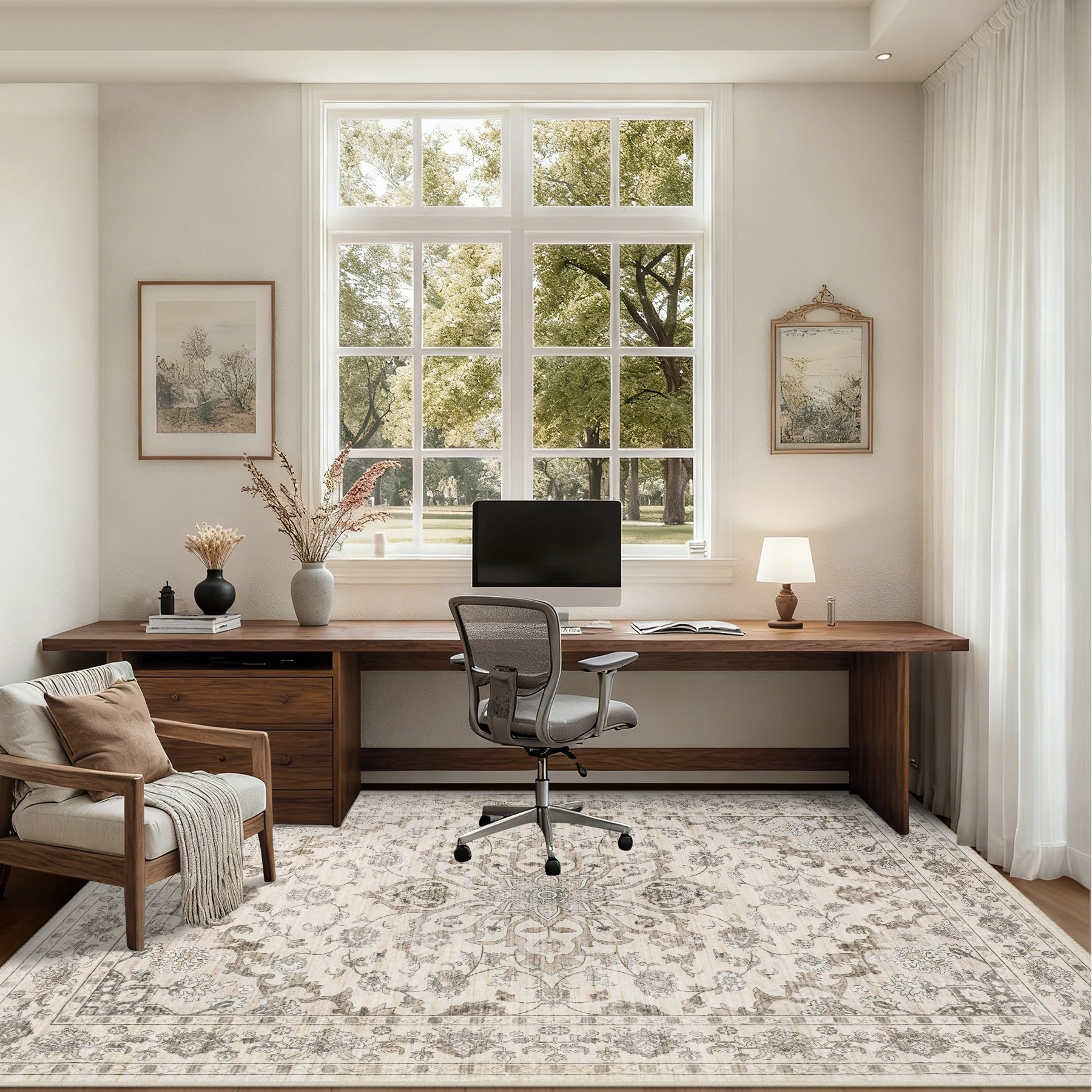 ExpediX 9x12 rug durable polyester for daily life.