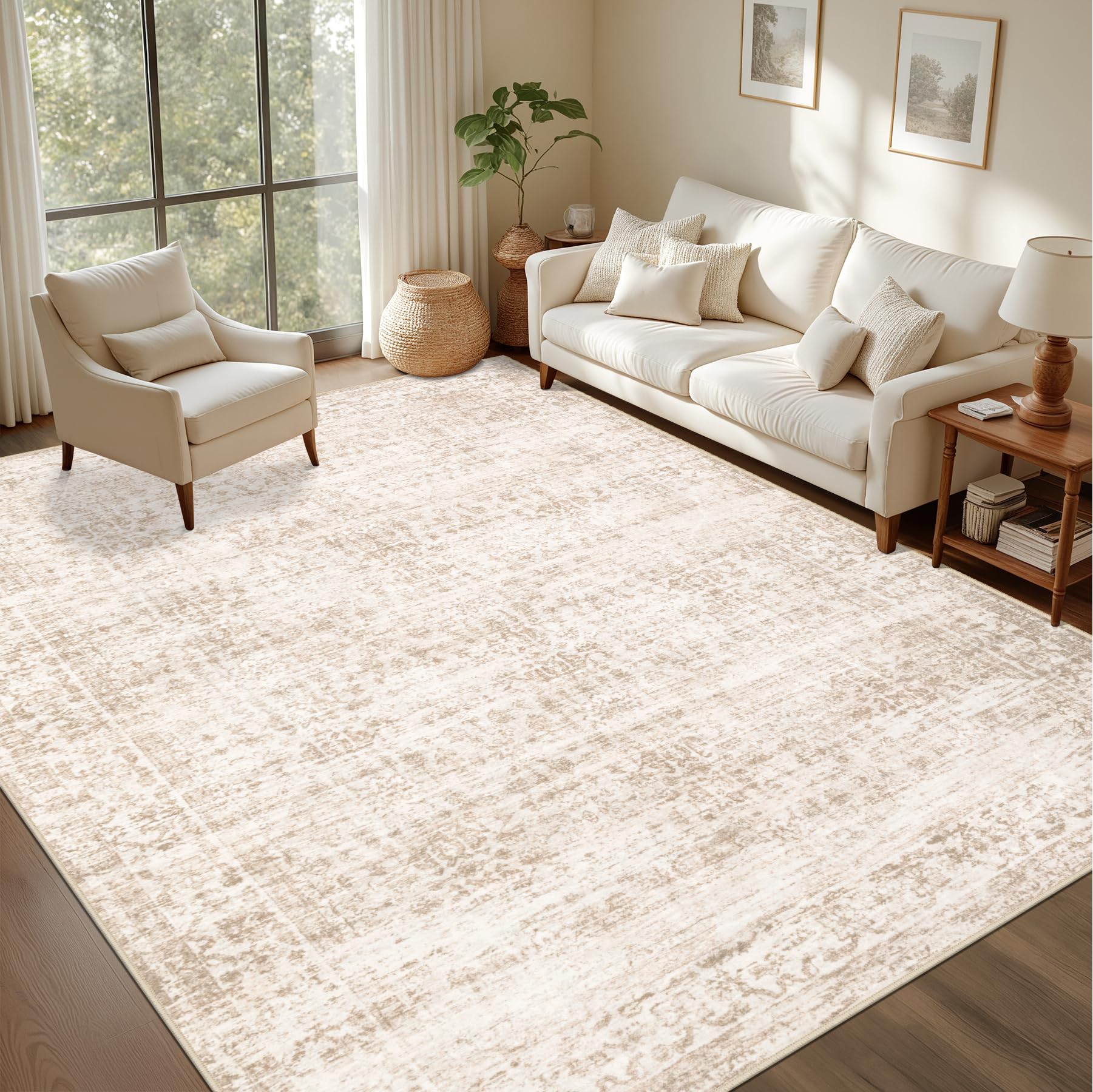 ExpediX plush living room rug with ultra-soft surface for cozy evenings.