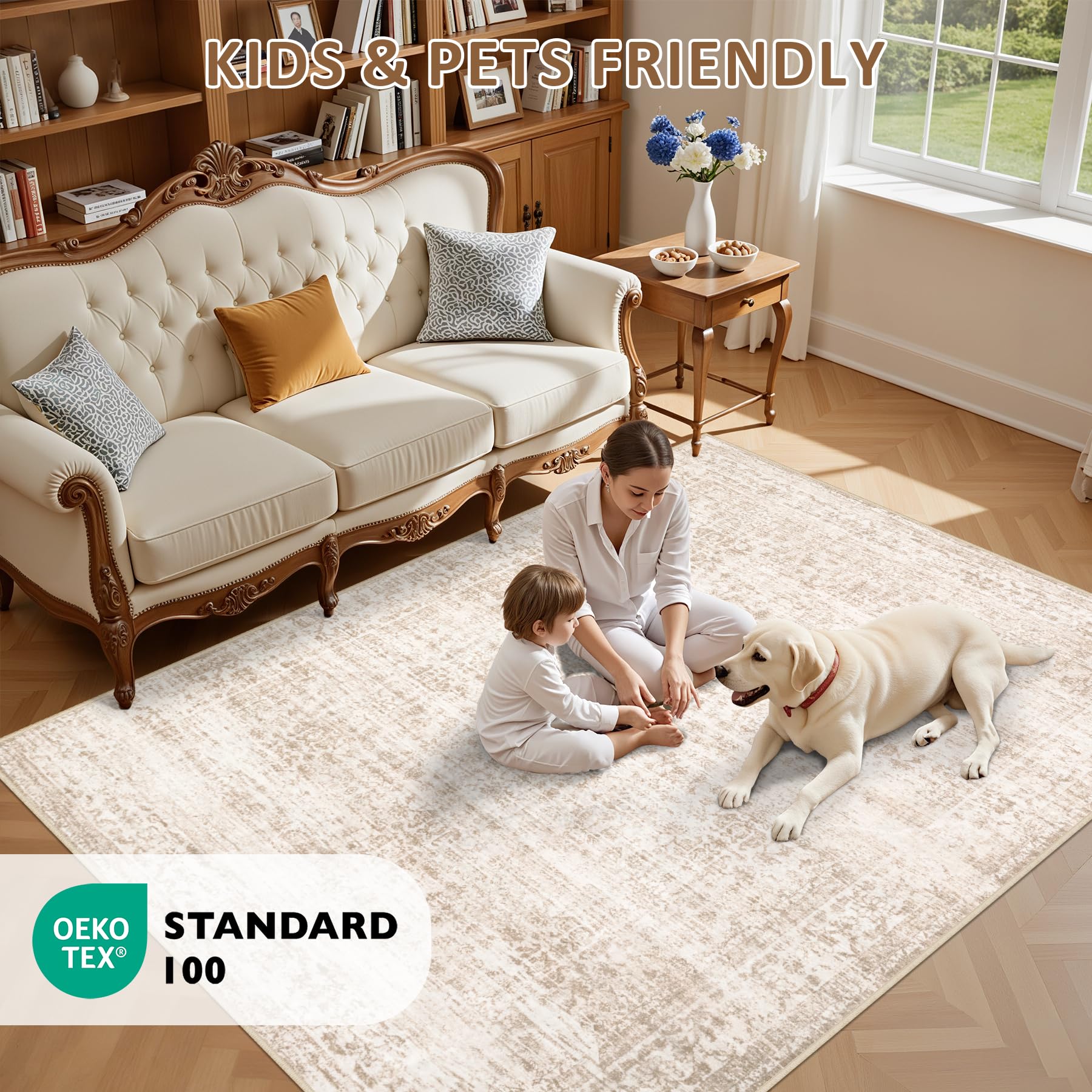 ExpediX packaging shows rug size 120x96 inches.