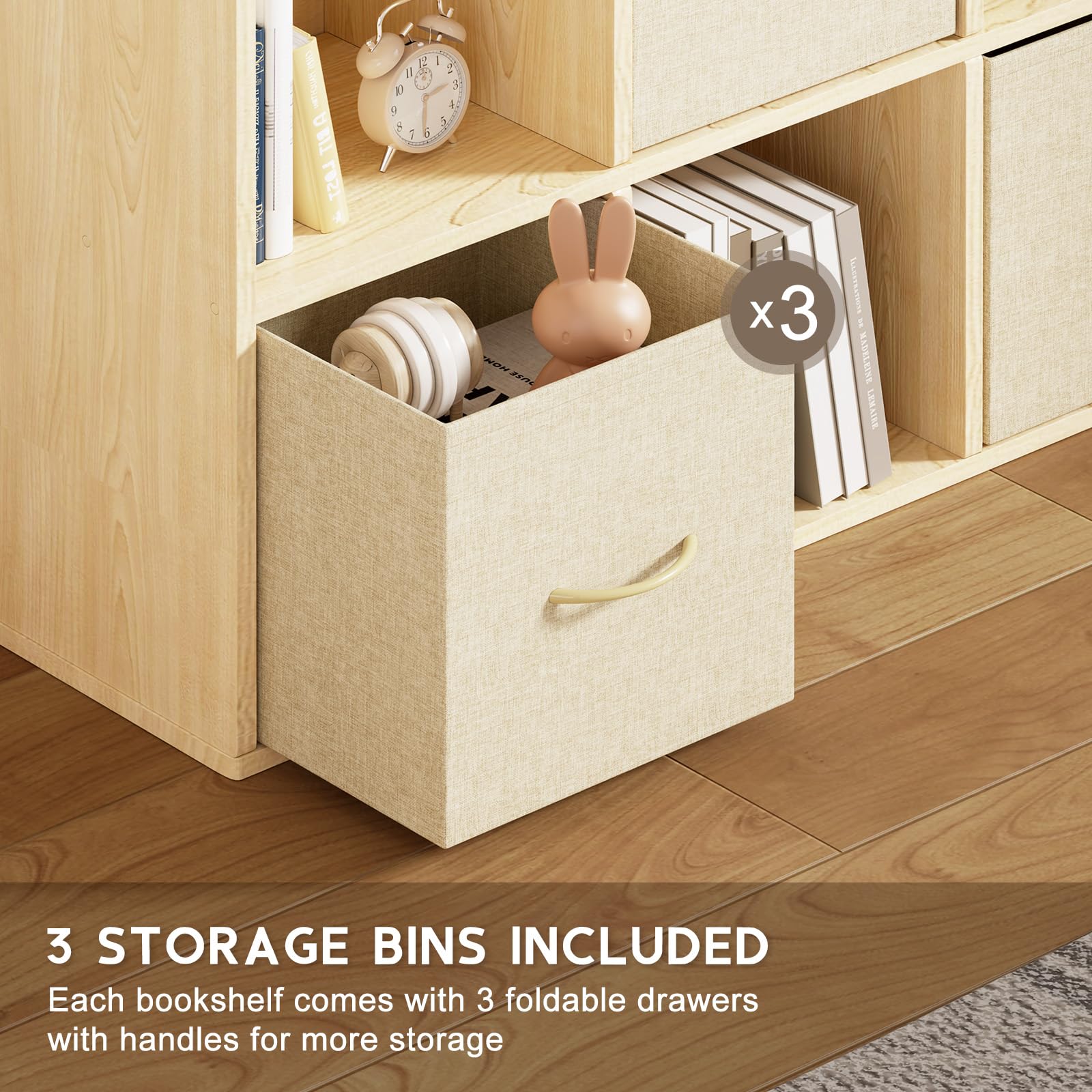 Experlam unit with removable back panels preventing items from slipping