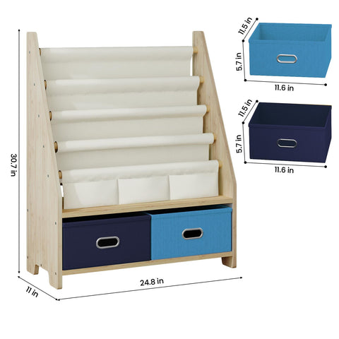 EXPERLAM sling design close-up showing durable fabric drawers for toys