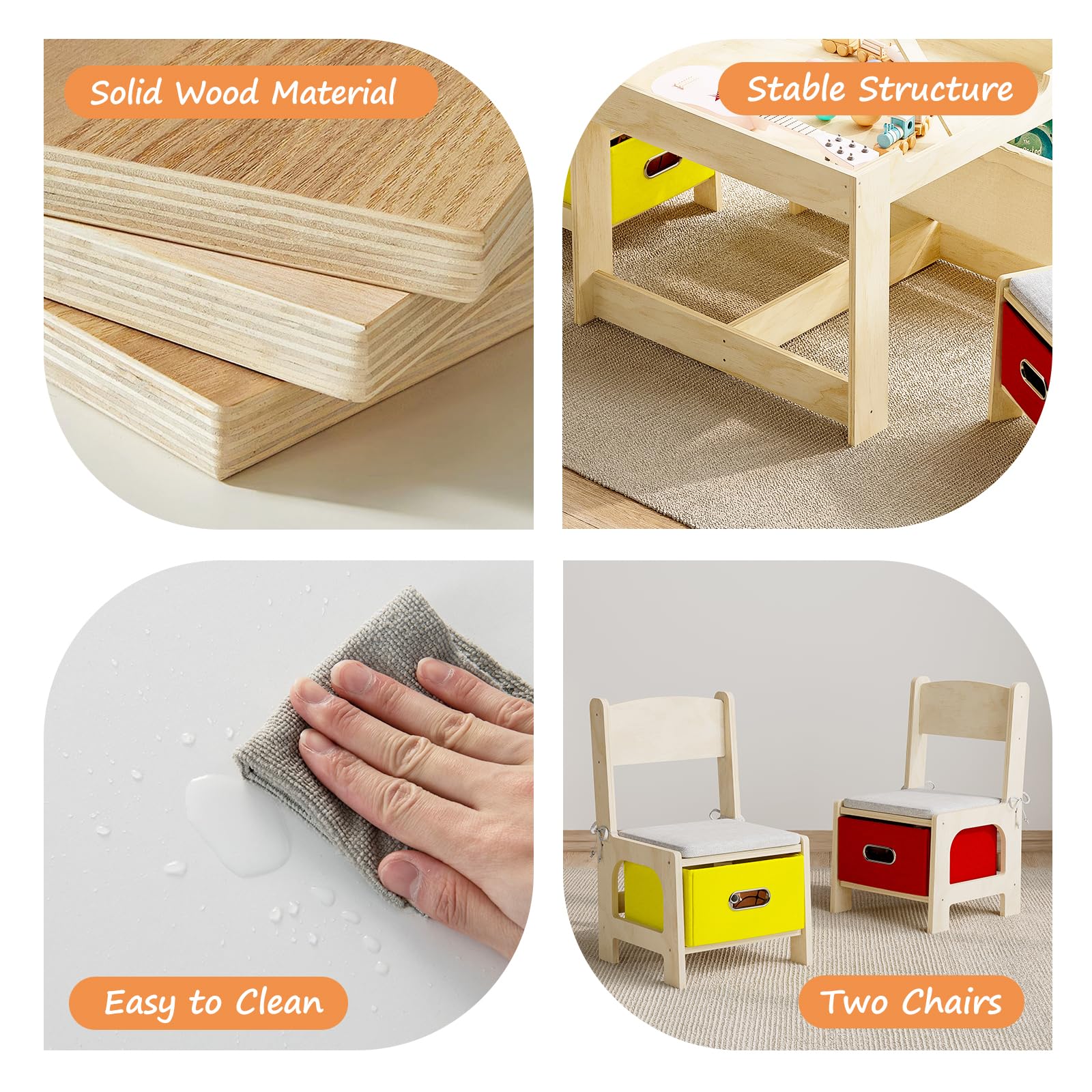 Experlam Hidden Drawer encourages tidy toy cleanup after play