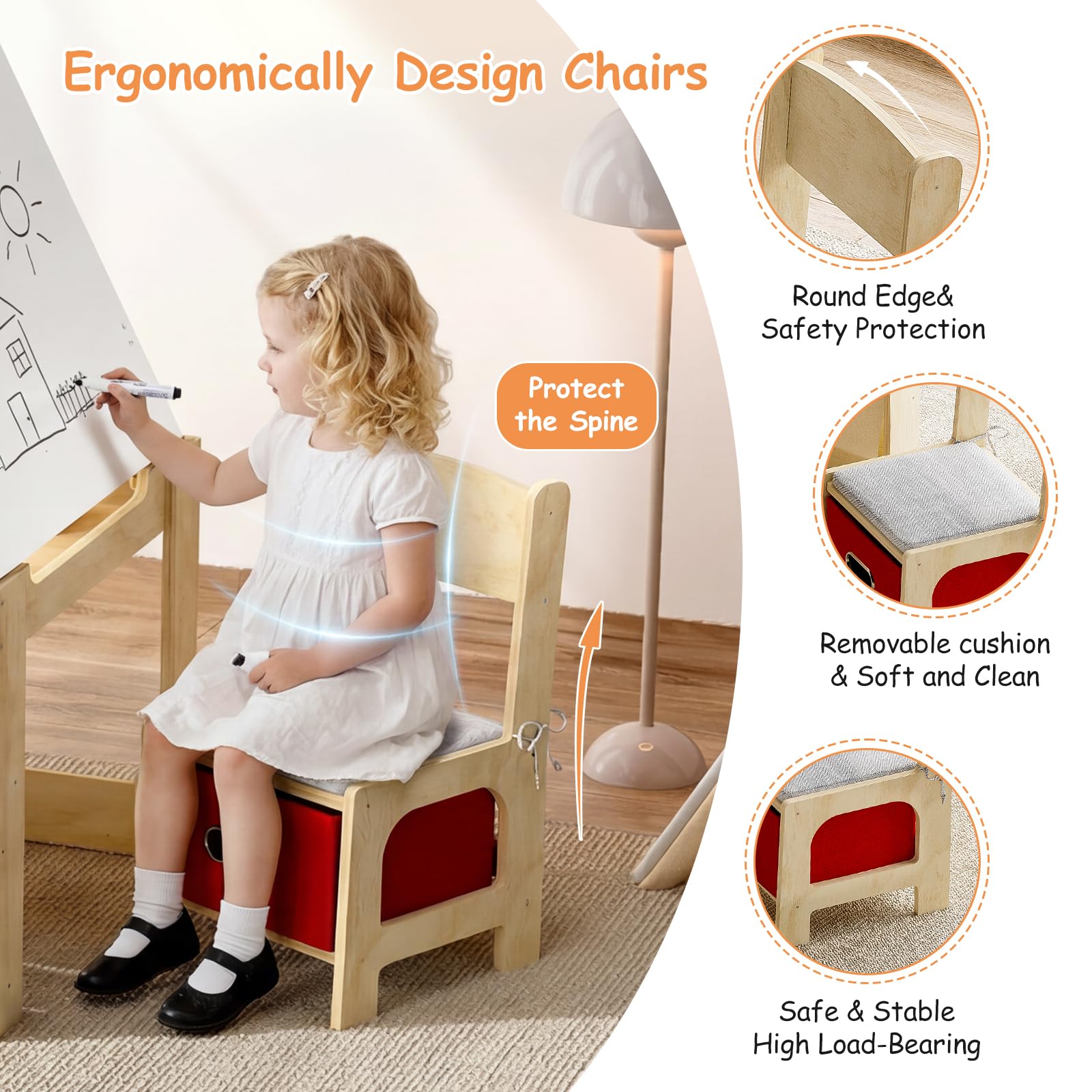 Experlam Under-Desk Storage keeps supplies organized and within reach