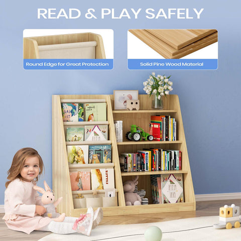 EXPERLAM stable triangular frame minimizes tipping during playtime.