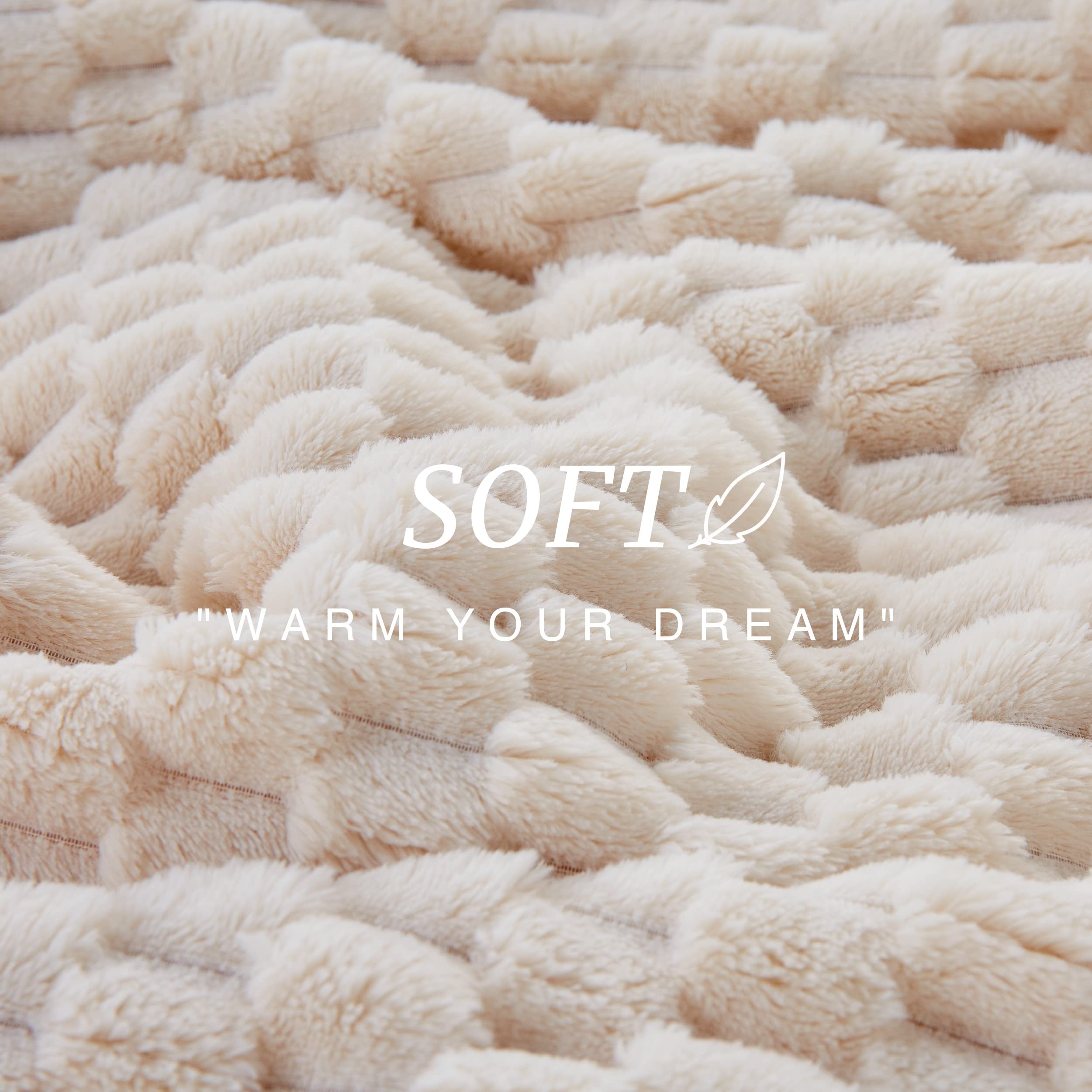 Blanket placed on bed provides cozy all-season comfort.