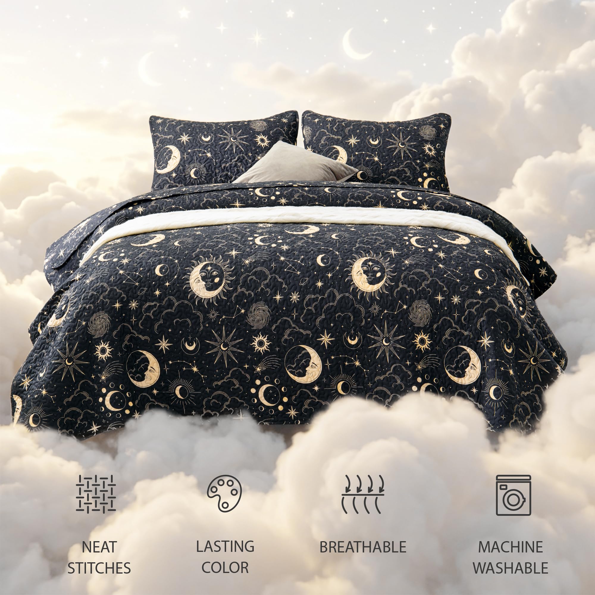 EXQ Home soft multilayer fabric appears lightweight and cozy